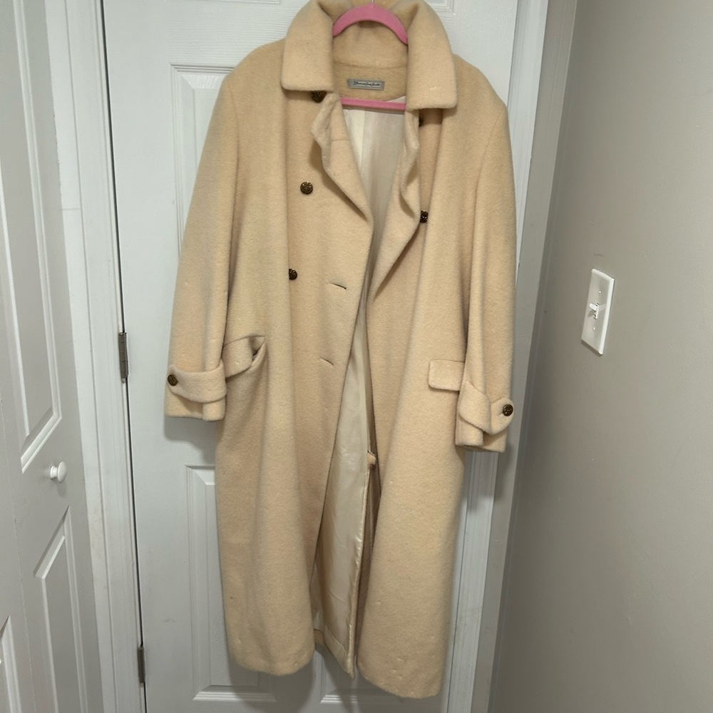 Pendleton Classic Tan Wool Trench Coat